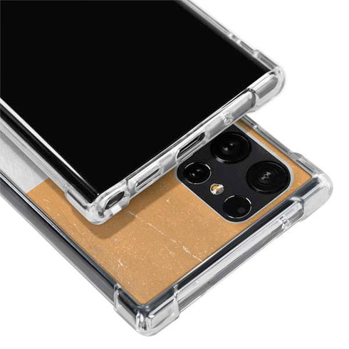 Ivory Coast Flag Distressed Galaxy S24 Ultra Clear Case